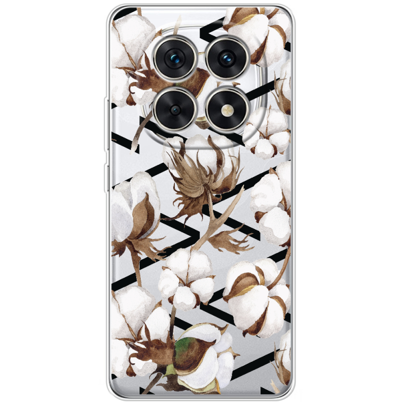 Прозорий чохол BoxFace Xiaomi Redmi Note 15 5G Cotton flowers