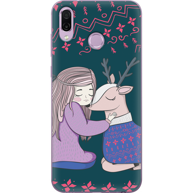 Чехол Uprint Honor Play Girl and deer