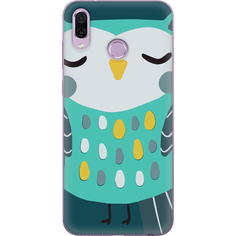 Чехол Uprint Honor Play Green Owl