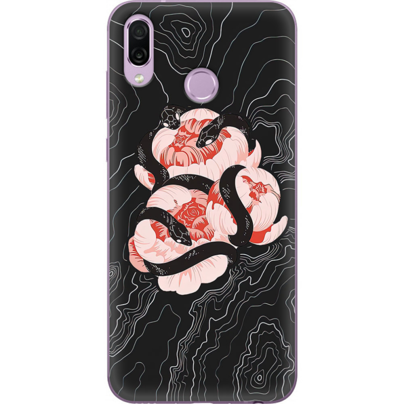 Чехол Uprint Honor Play Snake Rose