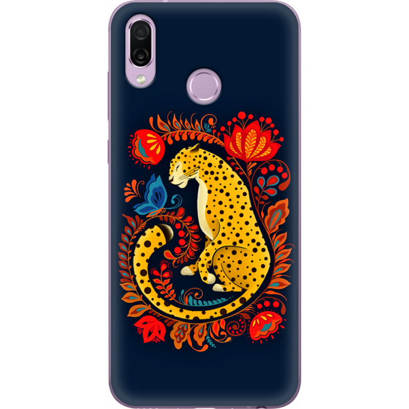 Чехол Uprint Honor Play Petrykivka Leopard