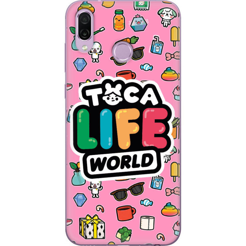 Чехол Uprint Honor Play Toca Boca Life World