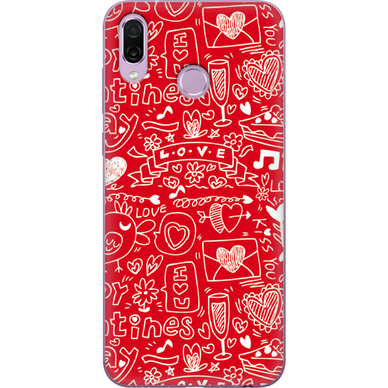 Чехол Uprint Honor Play Happy Valentines