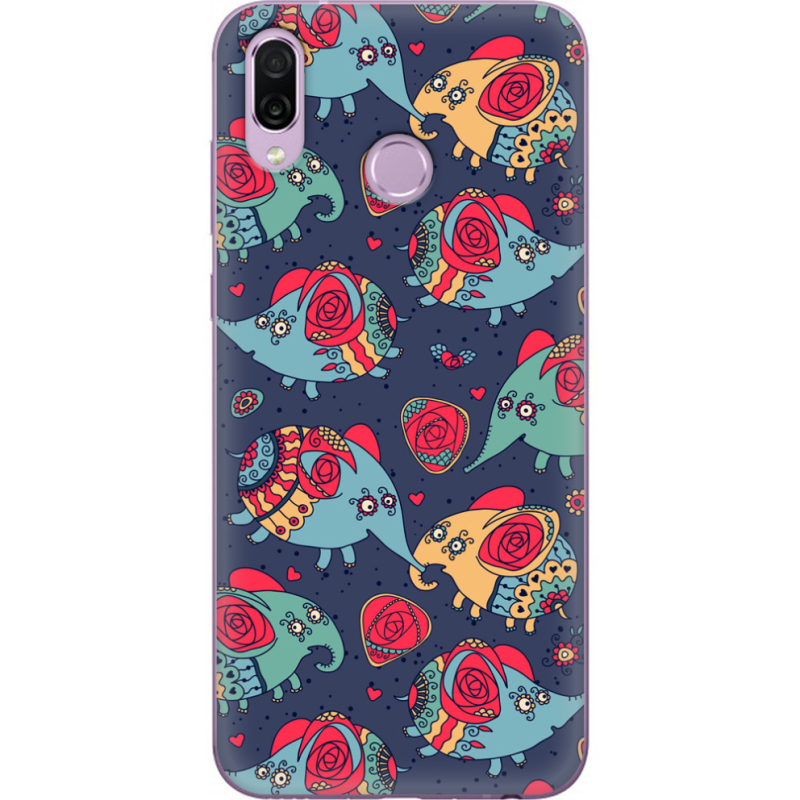 Чехол Uprint Honor Play Flying Elephants