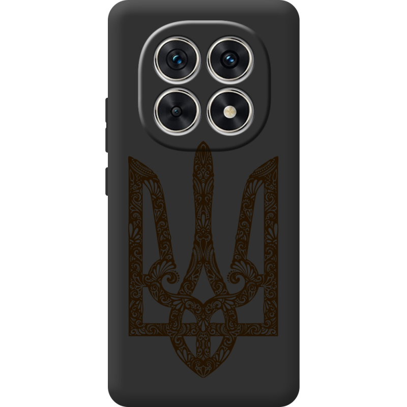 Чорний чохол BoxFace Xiaomi Redmi Note 15 5G Ukrainian Trident
