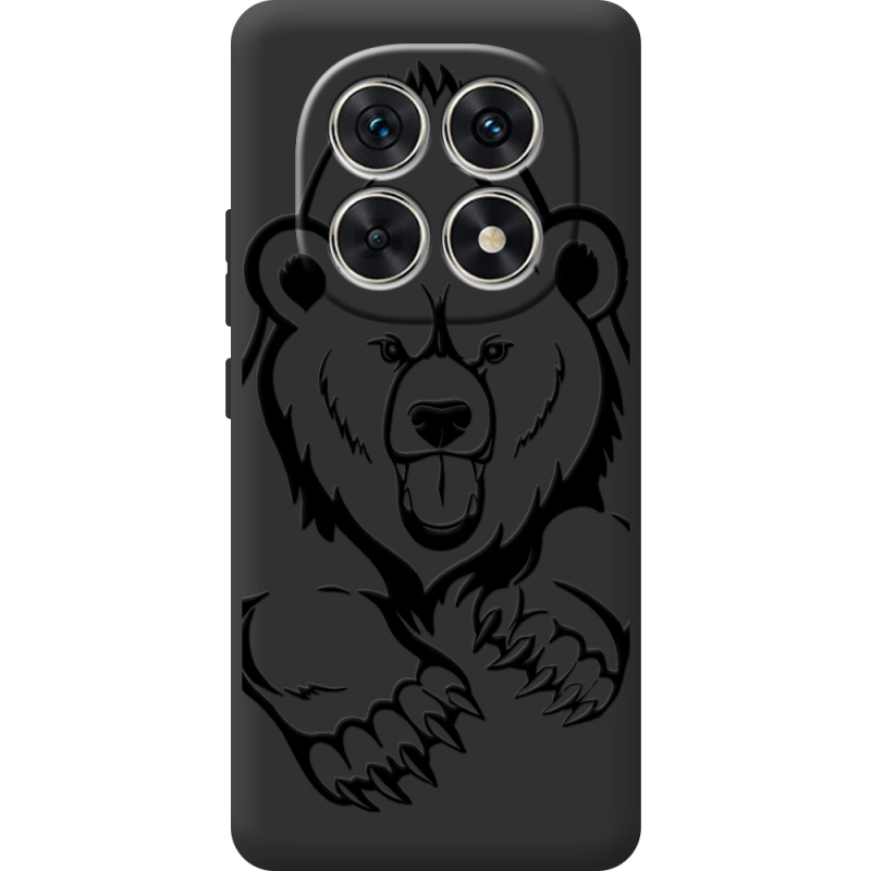 Чорний чохол BoxFace Xiaomi Redmi Note 15 5G Grizzly Bear
