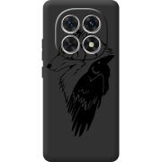 Чорний чохол BoxFace Xiaomi Redmi Note 15 5G Wolf and Raven