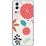 Чехол BoxFace Vivo Y72 5G Line Flowers