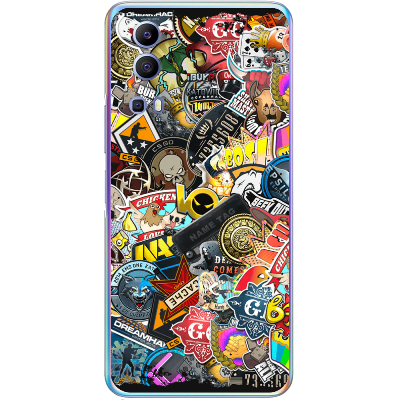 Чехол BoxFace Vivo Y72 5G CS:Go Stickerbombing