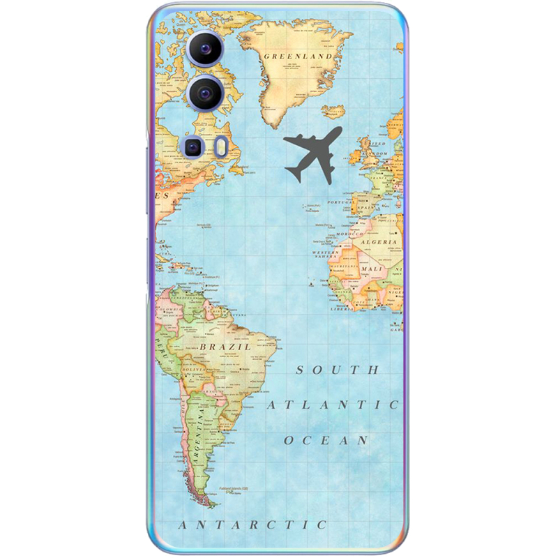 Чехол BoxFace Vivo Y72 5G Карта