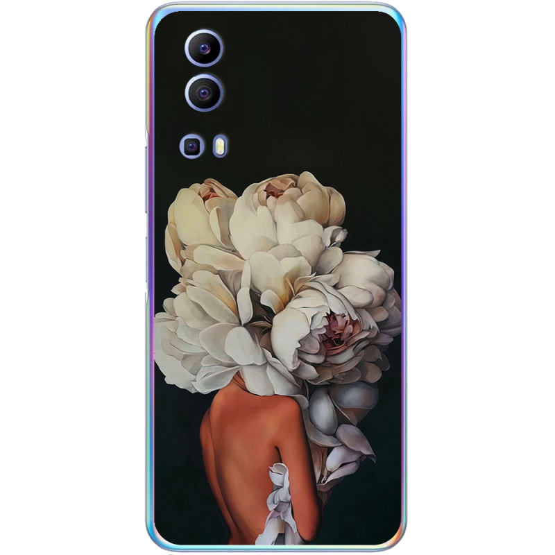 Чехол BoxFace Vivo Y72 5G Exquisite White Flowers