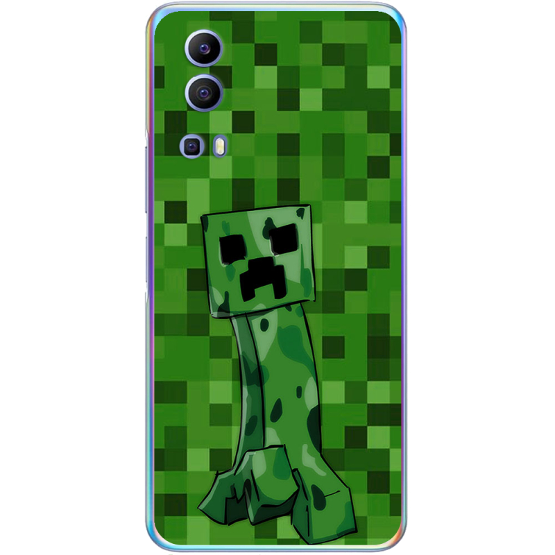 Чехол BoxFace Vivo Y72 5G Minecraft Creeper