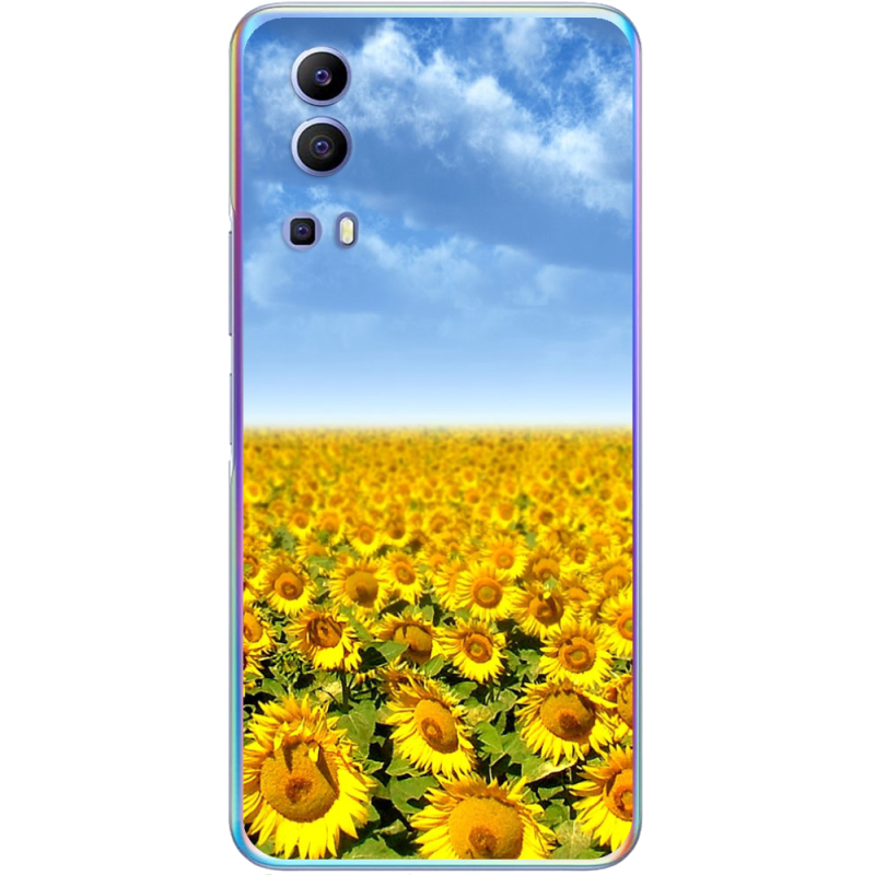 Чехол BoxFace Vivo Y72 5G Подсолнухи