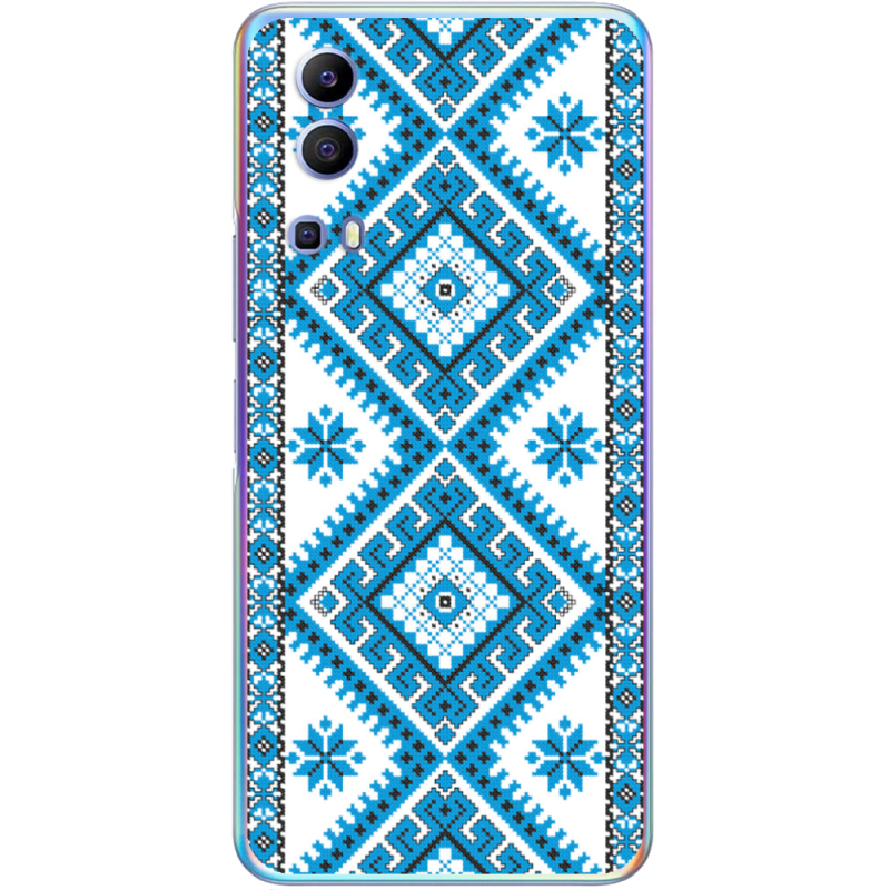 Чехол BoxFace Vivo Y72 5G Блакитний Орнамент