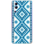 Чехол BoxFace Vivo Y72 5G Блакитний Орнамент