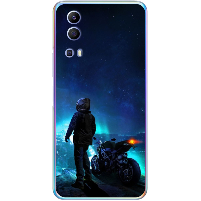 Чехол BoxFace Vivo Y72 5G Motorcyclist