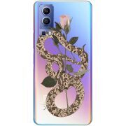 Прозрачный чехол BoxFace Vivo Y72 5G Glamor Snake