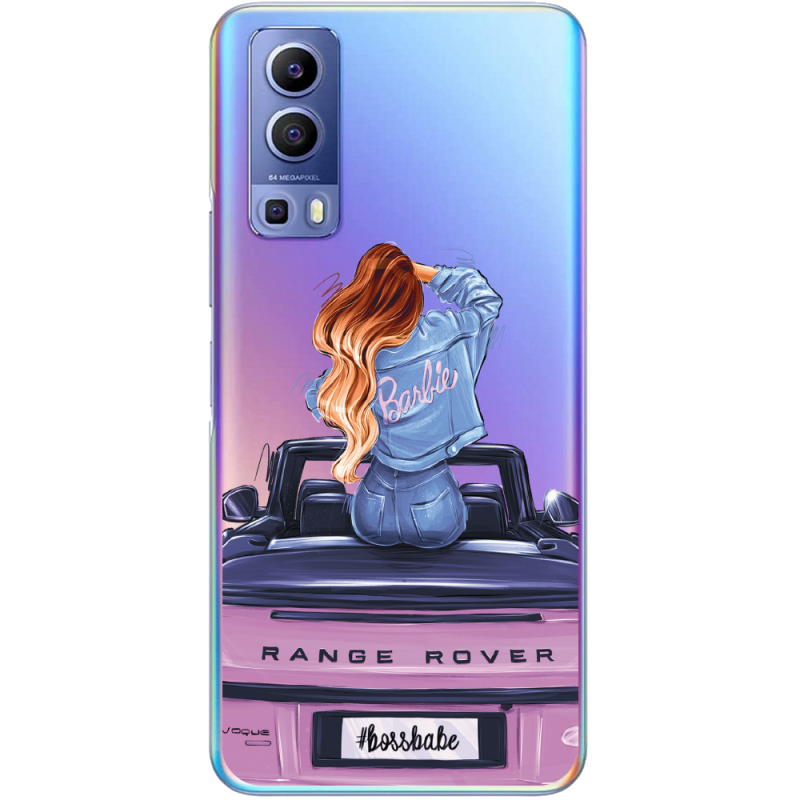 Прозрачный чехол BoxFace Vivo Y72 5G Boss Babe