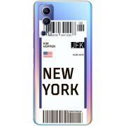 Прозрачный чехол BoxFace Vivo Y72 5G Ticket New York