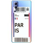 Прозрачный чехол BoxFace Vivo Y72 5G Ticket Paris