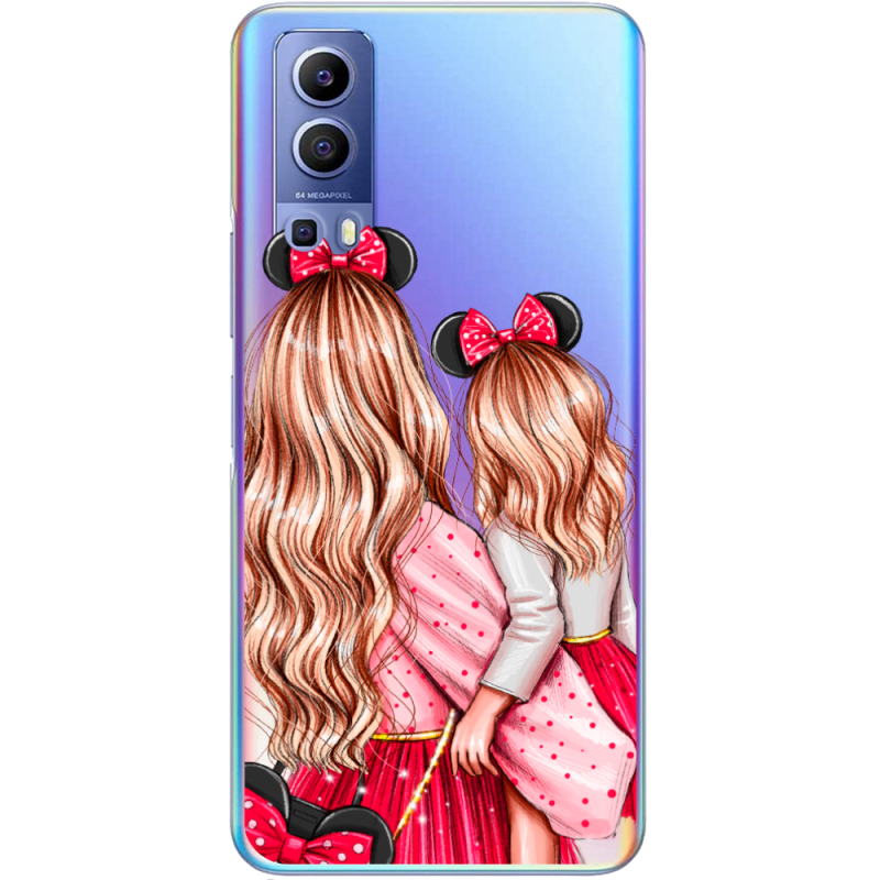 Прозрачный чехол BoxFace Vivo Y72 5G Mouse Girls