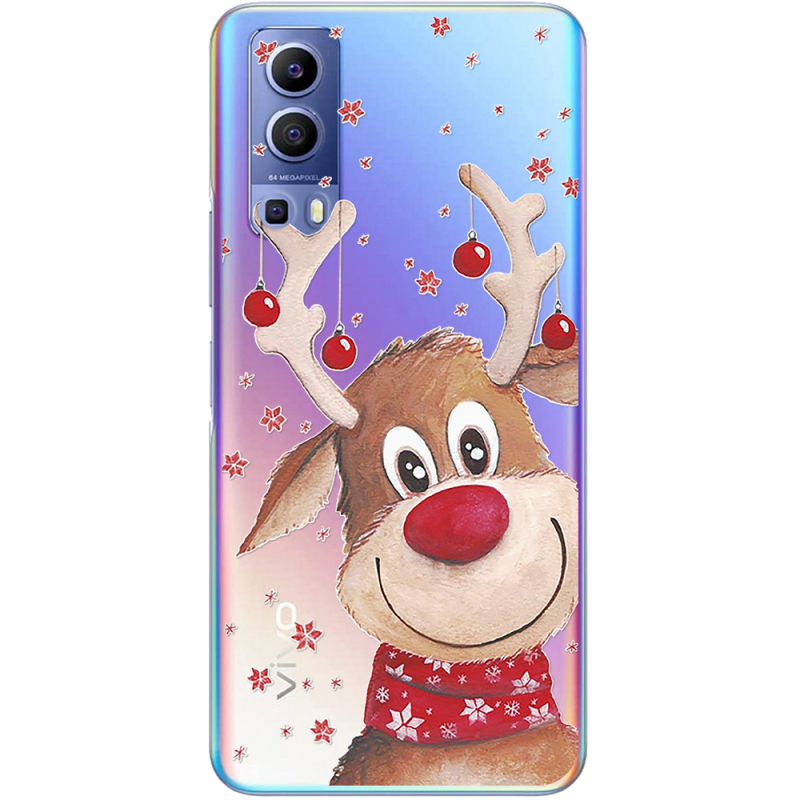 Прозрачный чехол BoxFace Vivo Y72 5G Winter Deer