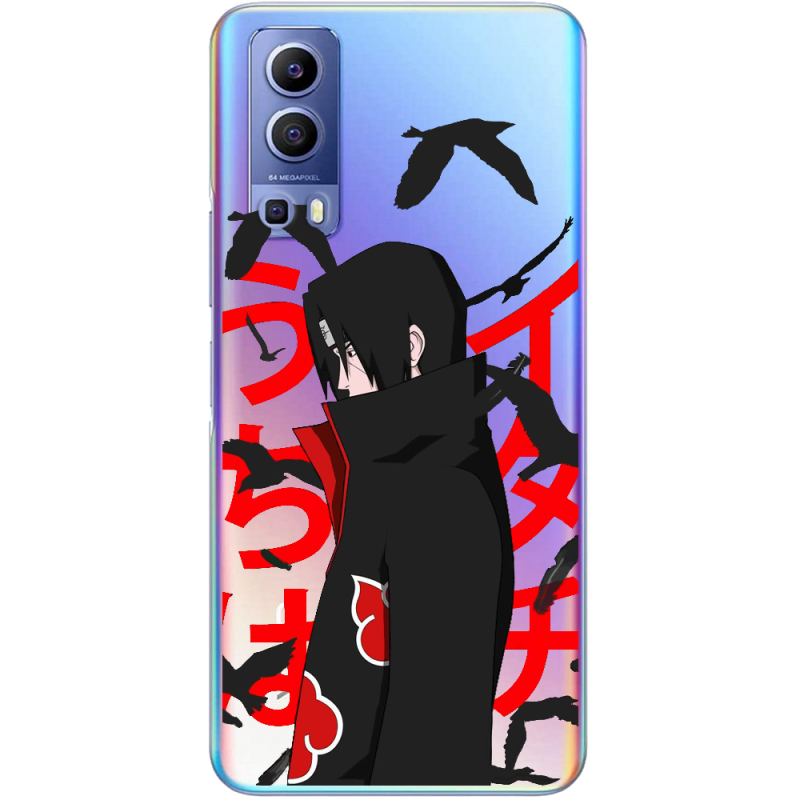 Прозрачный чехол BoxFace Vivo Y72 5G Учиха Итачи