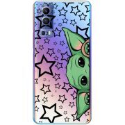 Прозрачный чехол BoxFace Vivo Y72 5G Baby Yoda