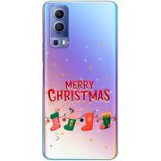 Прозрачный чехол BoxFace Vivo Y72 5G Merry Christmas