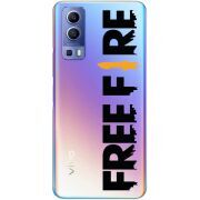 Прозрачный чехол BoxFace Vivo Y72 5G Free Fire Black Logo