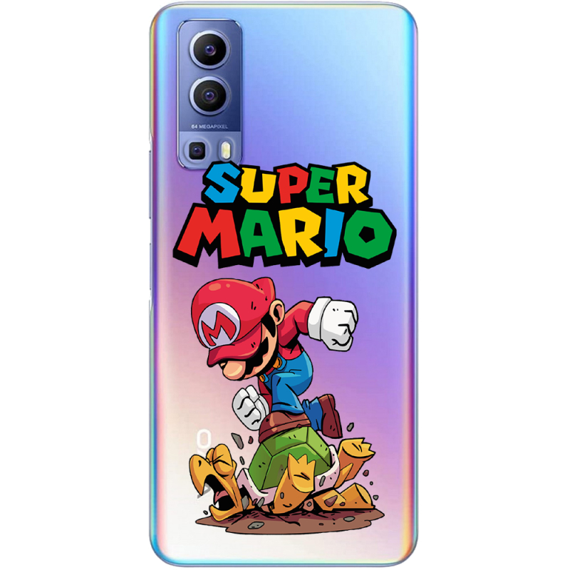 Прозрачный чехол BoxFace Vivo Y72 5G Super Mario