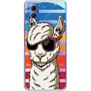 Прозрачный чехол BoxFace Vivo Y72 5G Стильна Лама