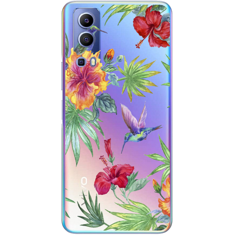 Прозрачный чехол BoxFace Vivo Y72 5G Tropical