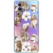 Прозрачный чехол BoxFace Vivo Y72 5G Cotton and Rabbits
