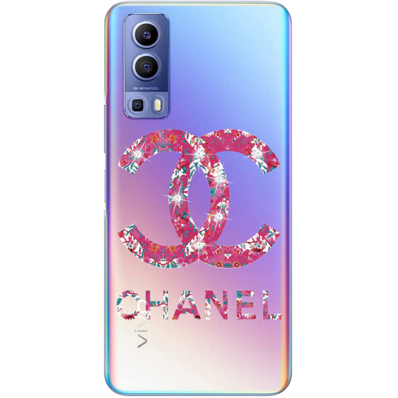 Чехол со стразами Vivo Y72 5G 