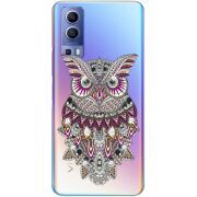 Чехол со стразами Vivo Y72 5G Owl