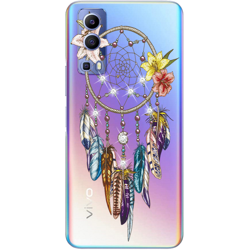 Чехол со стразами Vivo Y72 5G Dreamcatcher