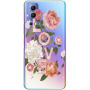 Чехол со стразами Vivo Y72 5G Love