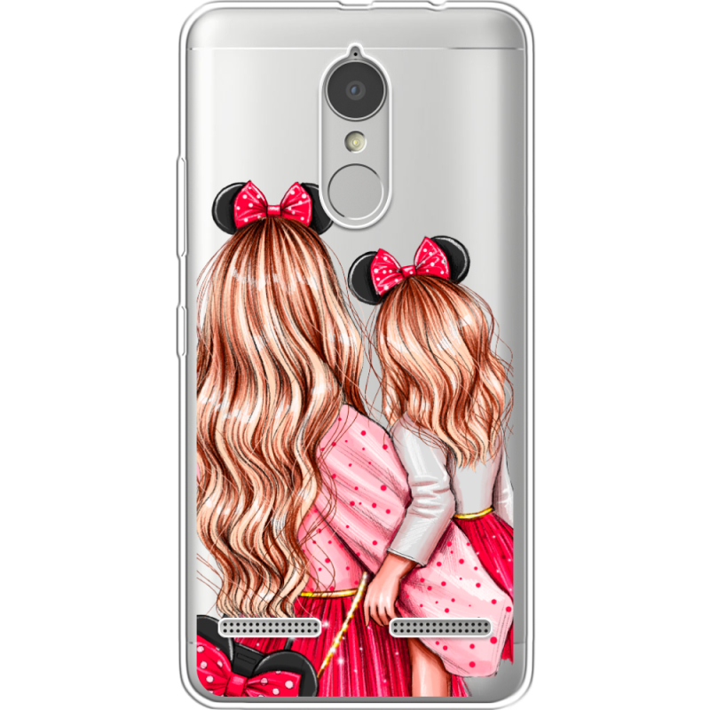 Прозрачный чехол Uprint Lenovo K6 K33a48 Mouse Girls