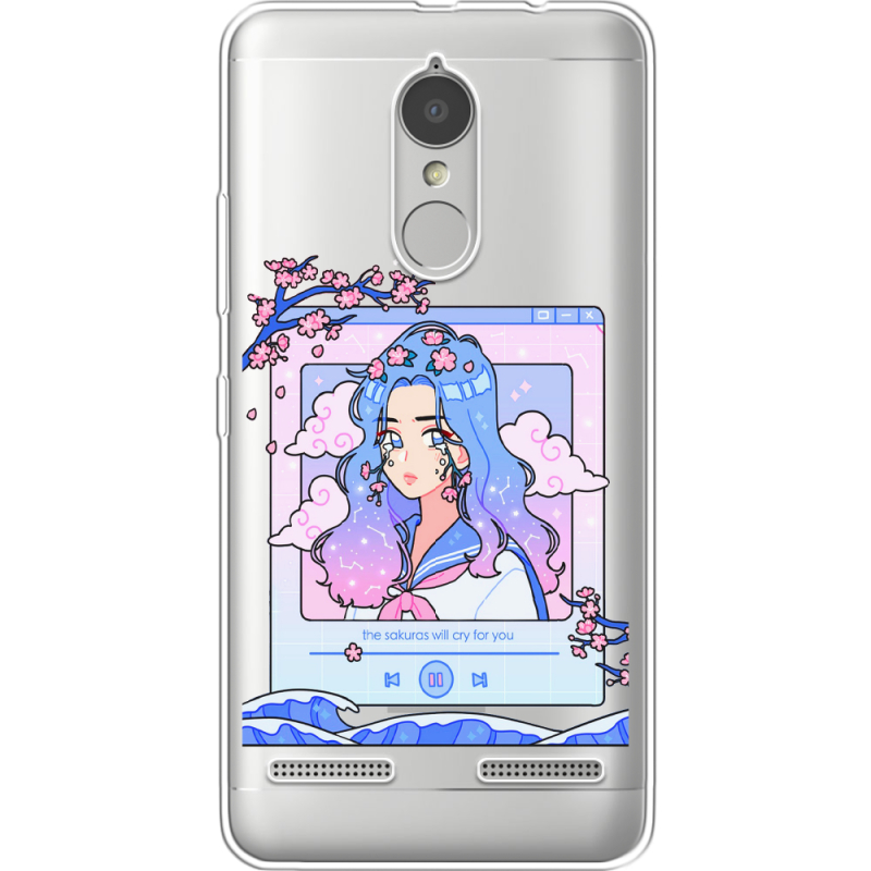 Прозрачный чехол Uprint Lenovo K6 K33a48 The Sakuras Will Cry For You