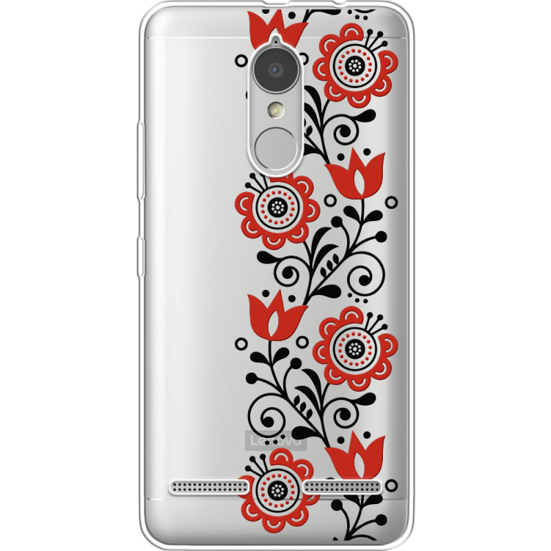 Прозрачный чехол Uprint Lenovo K6 K33a48 Ethno Ornament