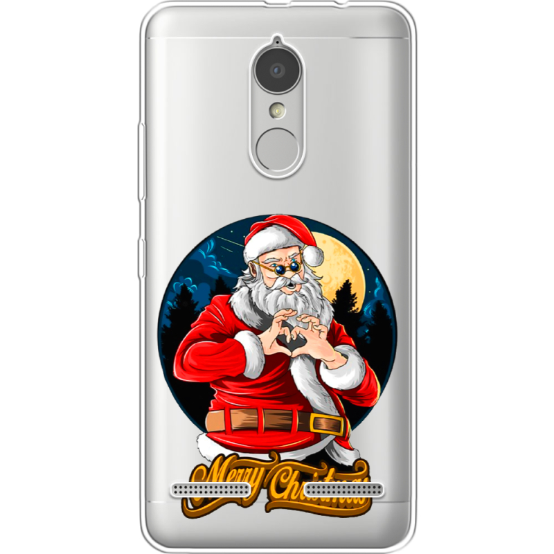 Прозрачный чехол Uprint Lenovo K6 K33a48 Cool Santa