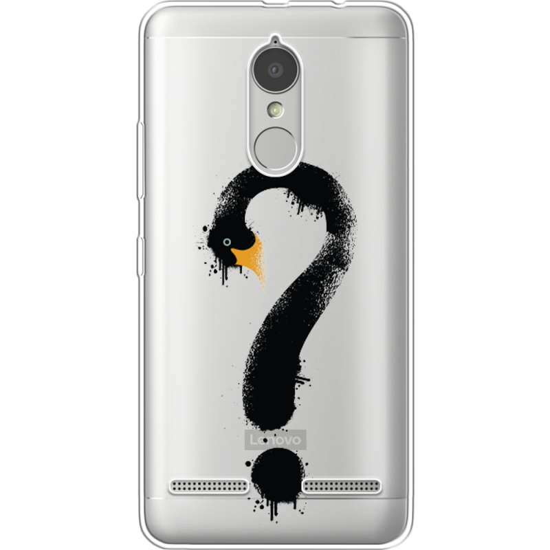 Прозрачный чехол Uprint Lenovo K6 K33a48 Swan question