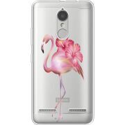 Прозрачный чехол Uprint Lenovo K6 K33a48 Floral Flamingo
