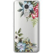 Прозрачный чехол Uprint Lenovo K6 K33a48 Floral