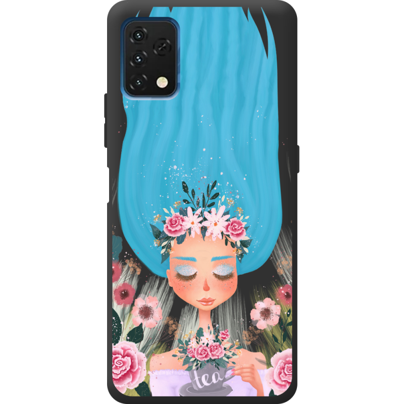 Прозрачный чехол BoxFace Umidigi A11 Blue Hair