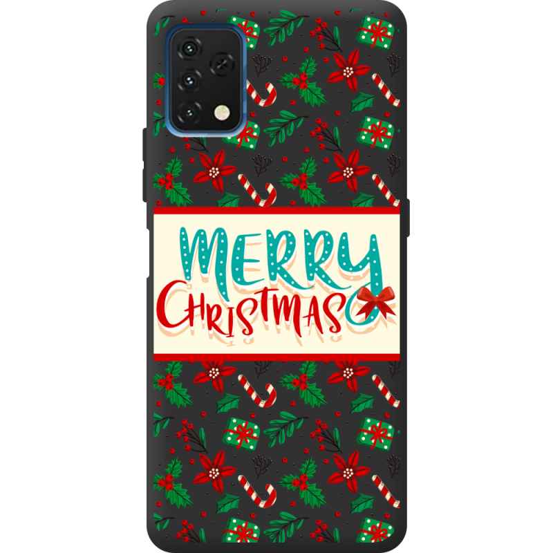 Прозрачный чехол BoxFace Umidigi A11 Vintage Christmas Pattern