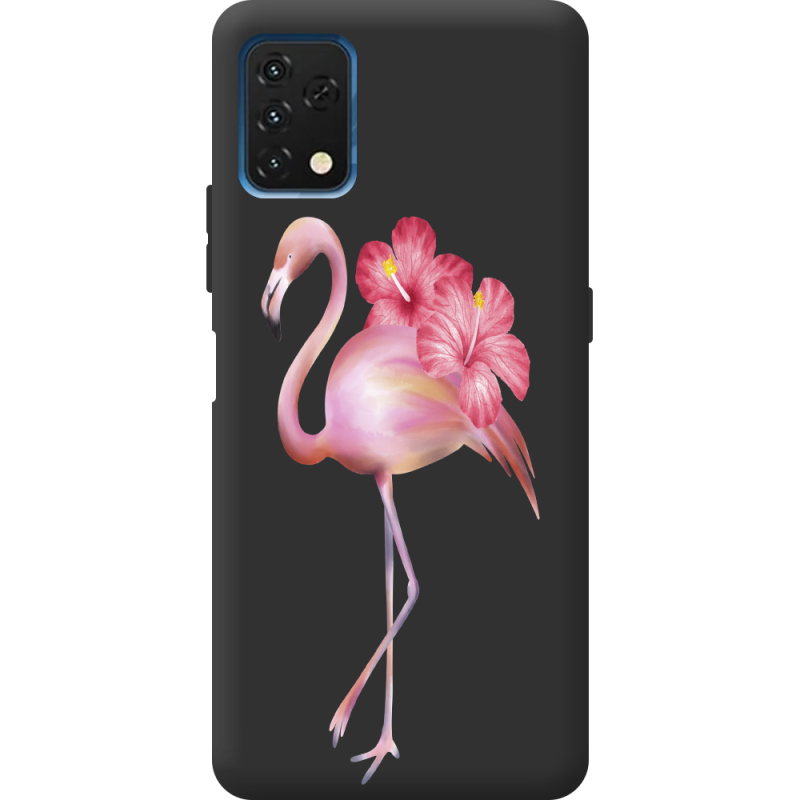 Прозрачный чехол BoxFace Umidigi A11 Floral Flamingo