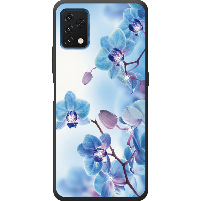 Чехол со стразами Umidigi A11S Orchids