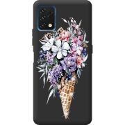 Чехол со стразами Umidigi A11S Ice Cream Flowers